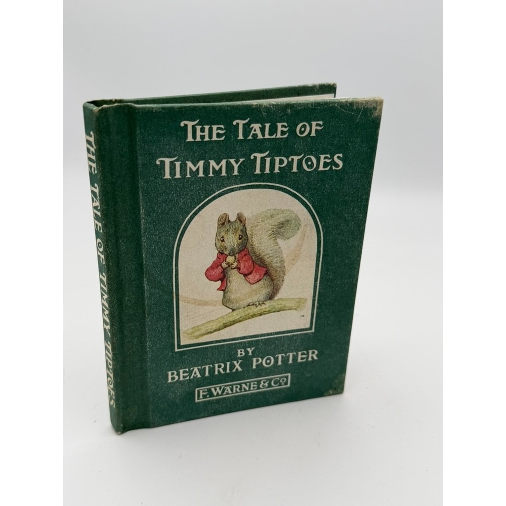 Beatrix Potter The Tale of Timmy Tiptoes Hardcover F. Warne Vintage Book Color